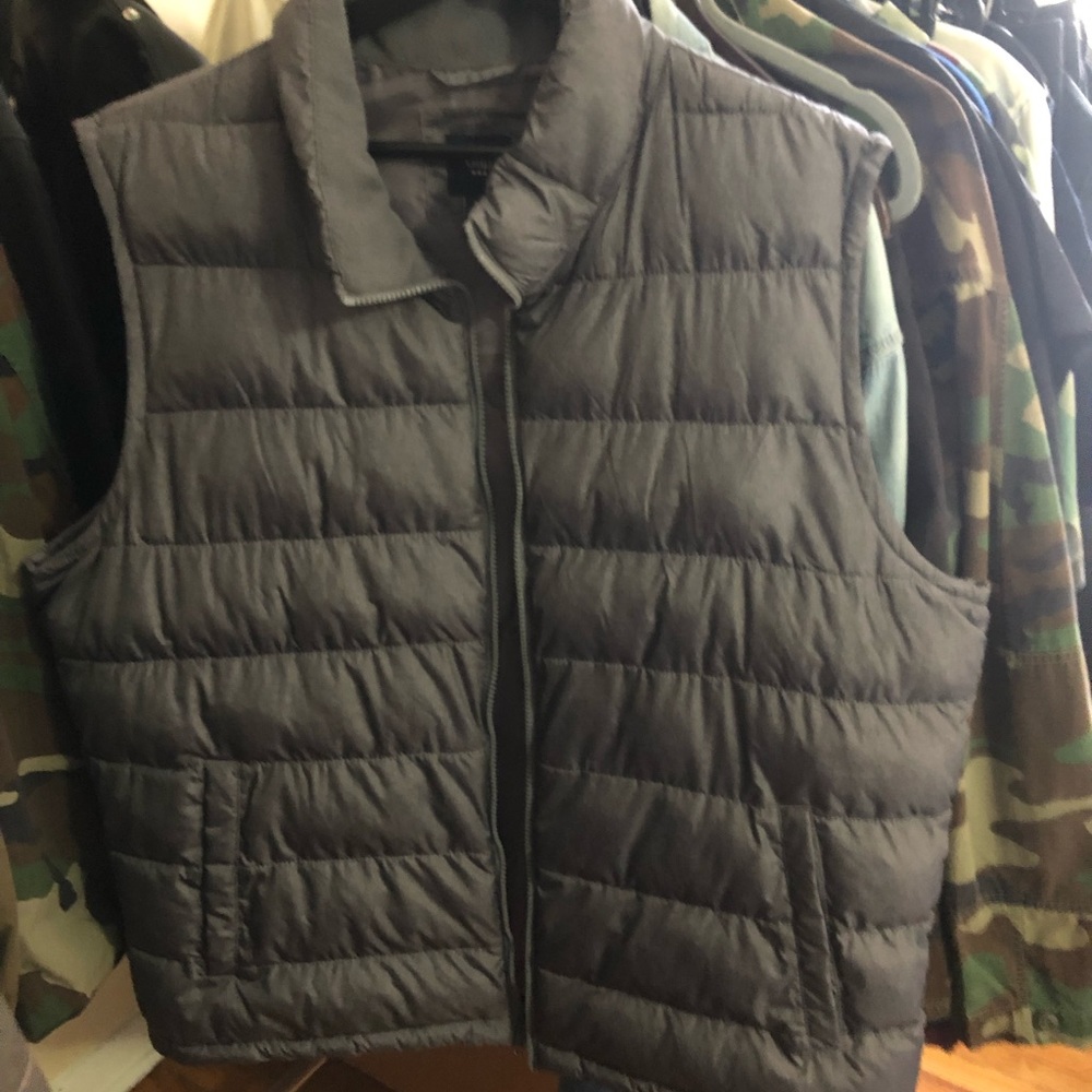 Gray Puffer vest